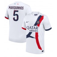 Camiseta Paris Saint-Germain Marquinhos #5 Segunda Equipación Replica 2024-25 mangas cortas